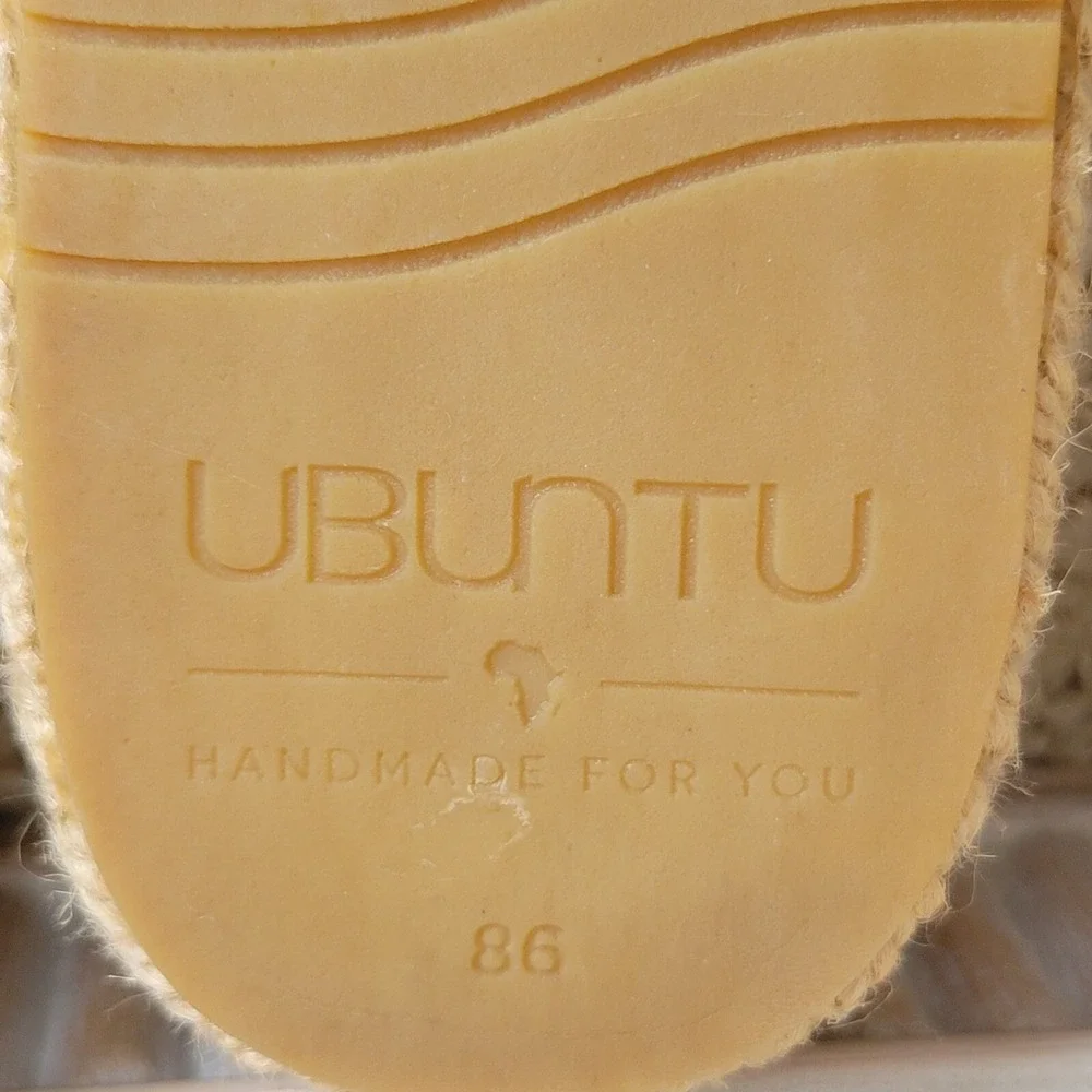 Ubuntu x Disney Espadrille Womens 8.5 Slip On Lion King Simba Hand Made Africa